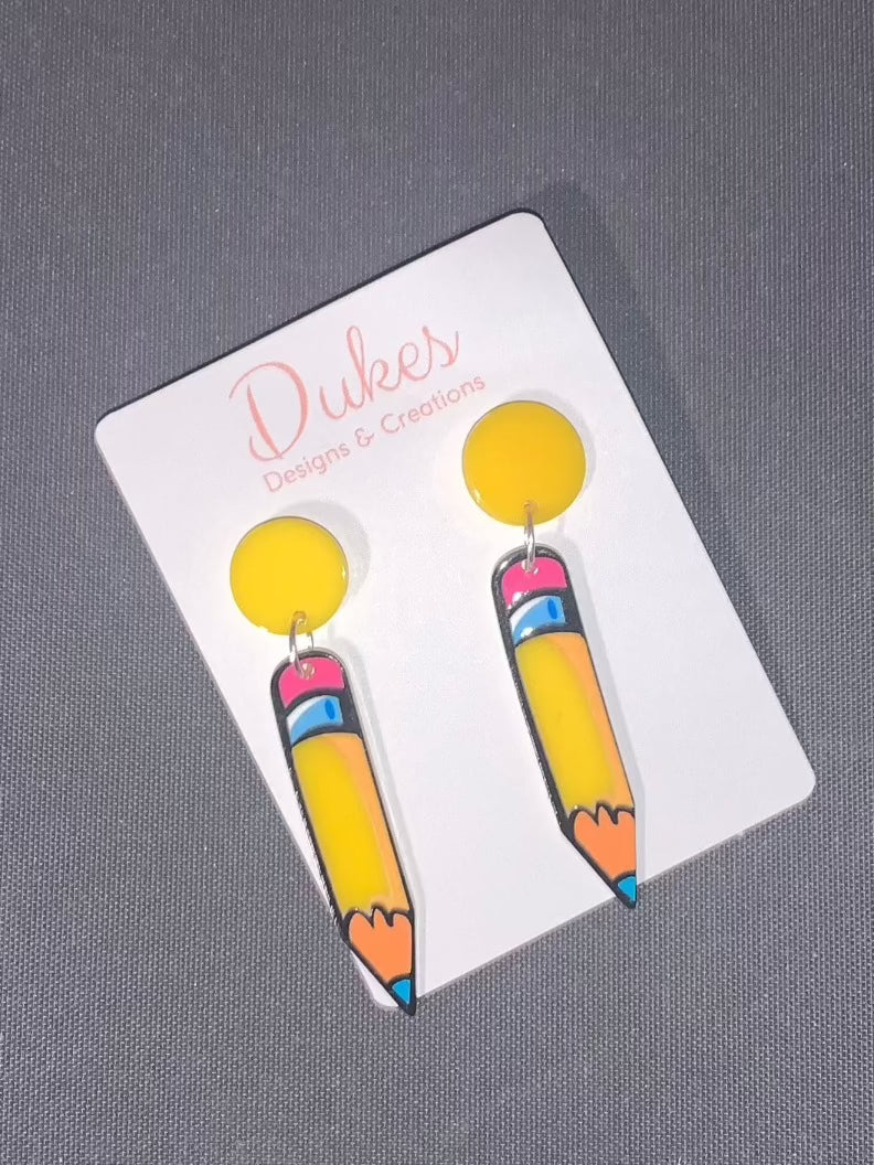 Pencil Earrings