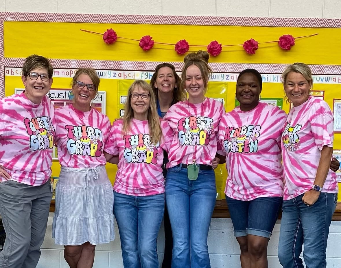 Tie-Dye Retro Grade Level Tee | Pre-K to Fourth Grade