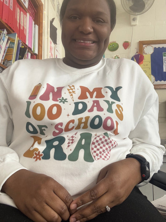 In My 100 Days of School Era Sweatshirt