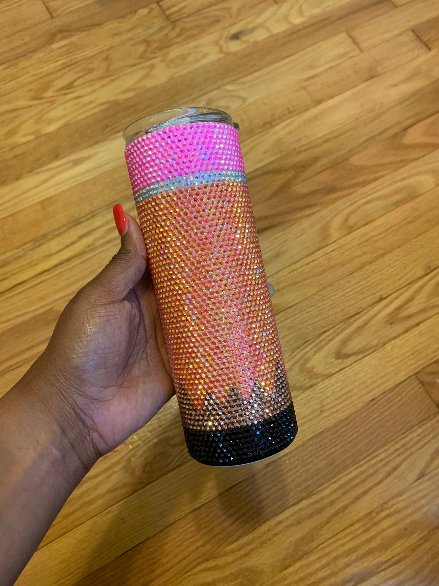 Pencil Stainless Steel Fully Blinged 20oz Tumbler