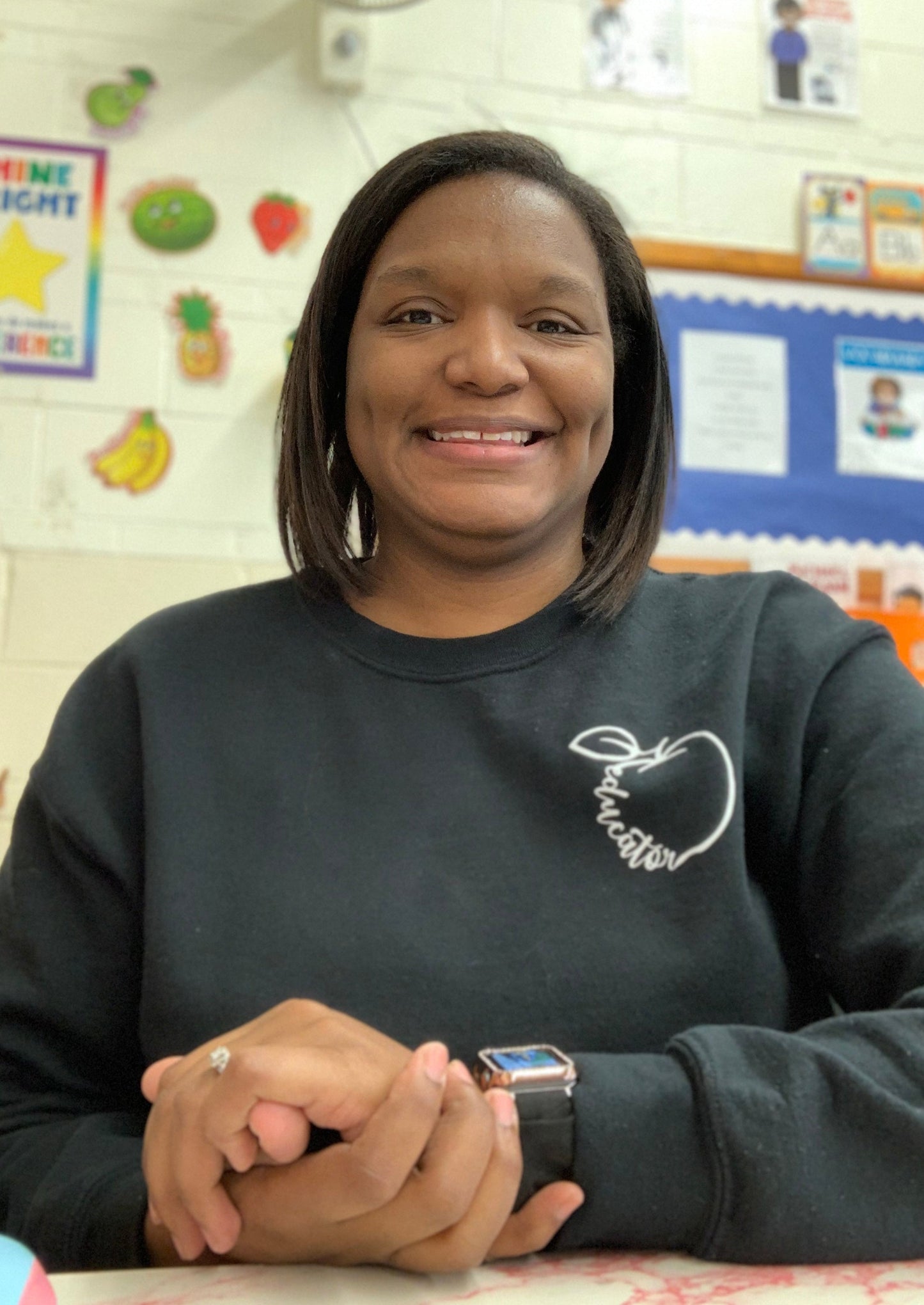 Educator Apple Sweatshirt