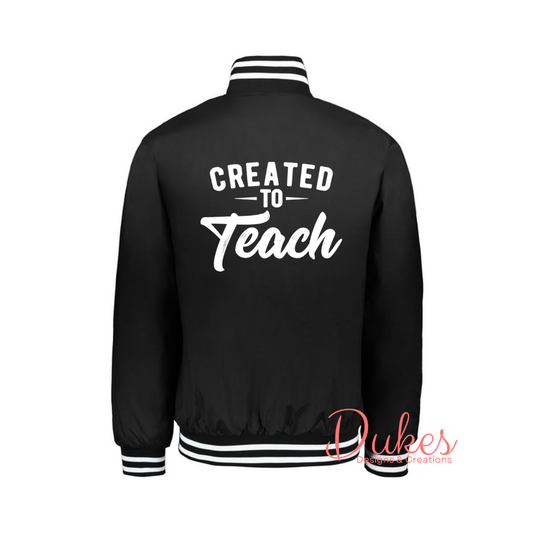 Created to Teach Nylon Bomber Jacket