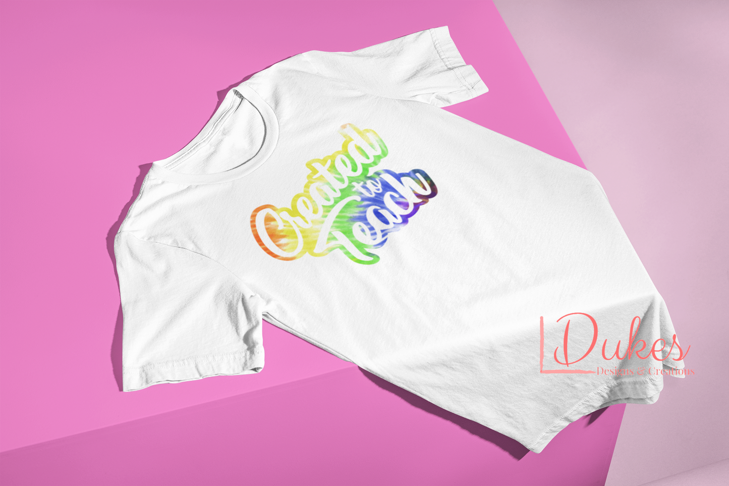 Rainbow Created to Teach Tee