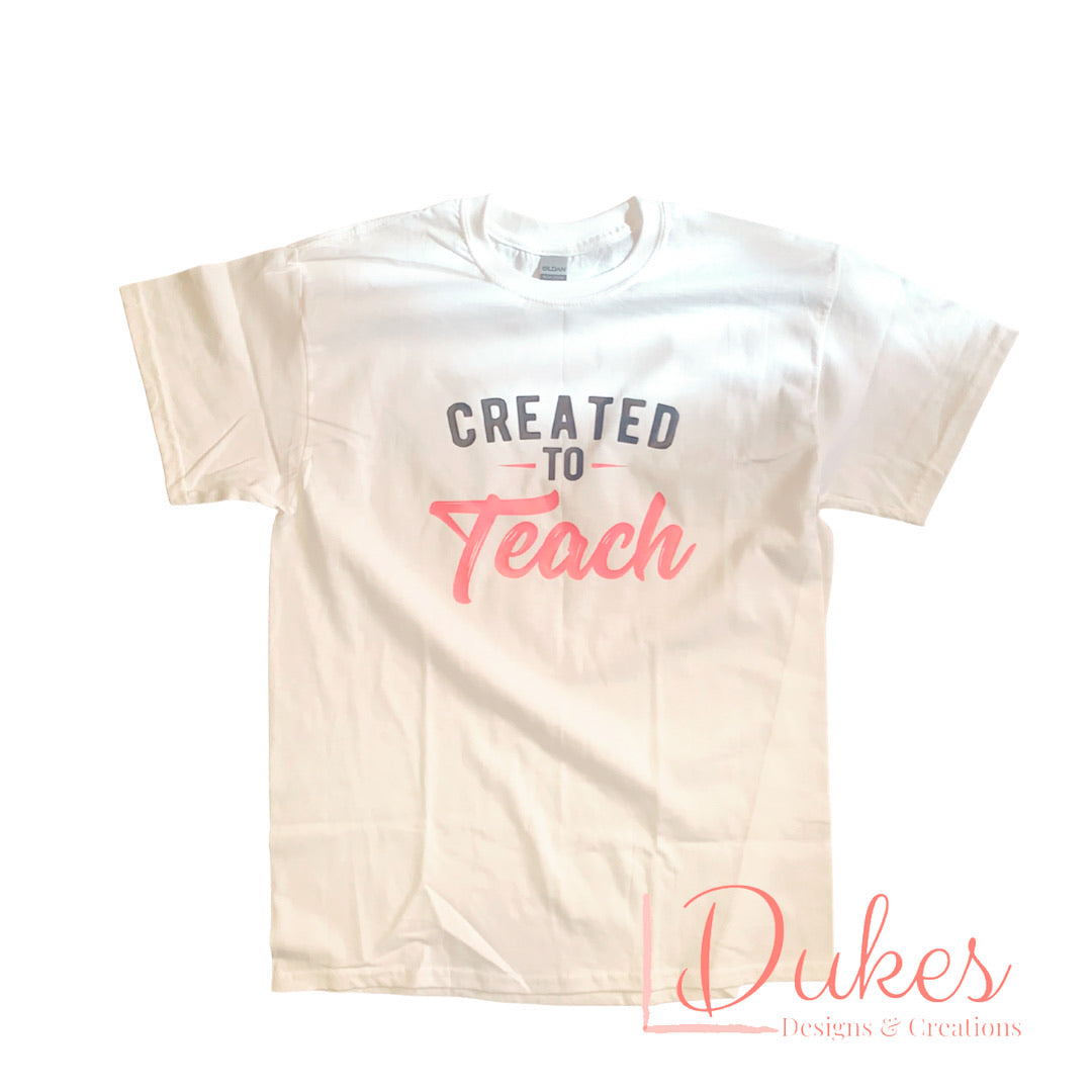 Created to Teach Tee-Script Bold