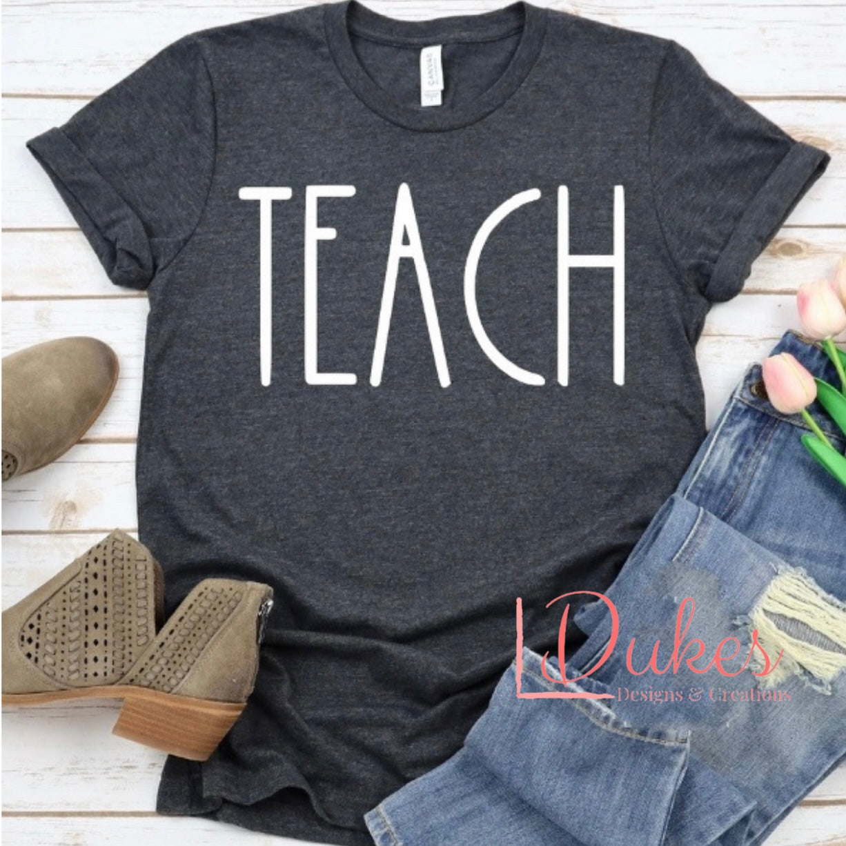 Teach Rae Dunn Inspired Tee