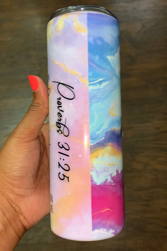 Proverbs 31:25 20oz Tumbler