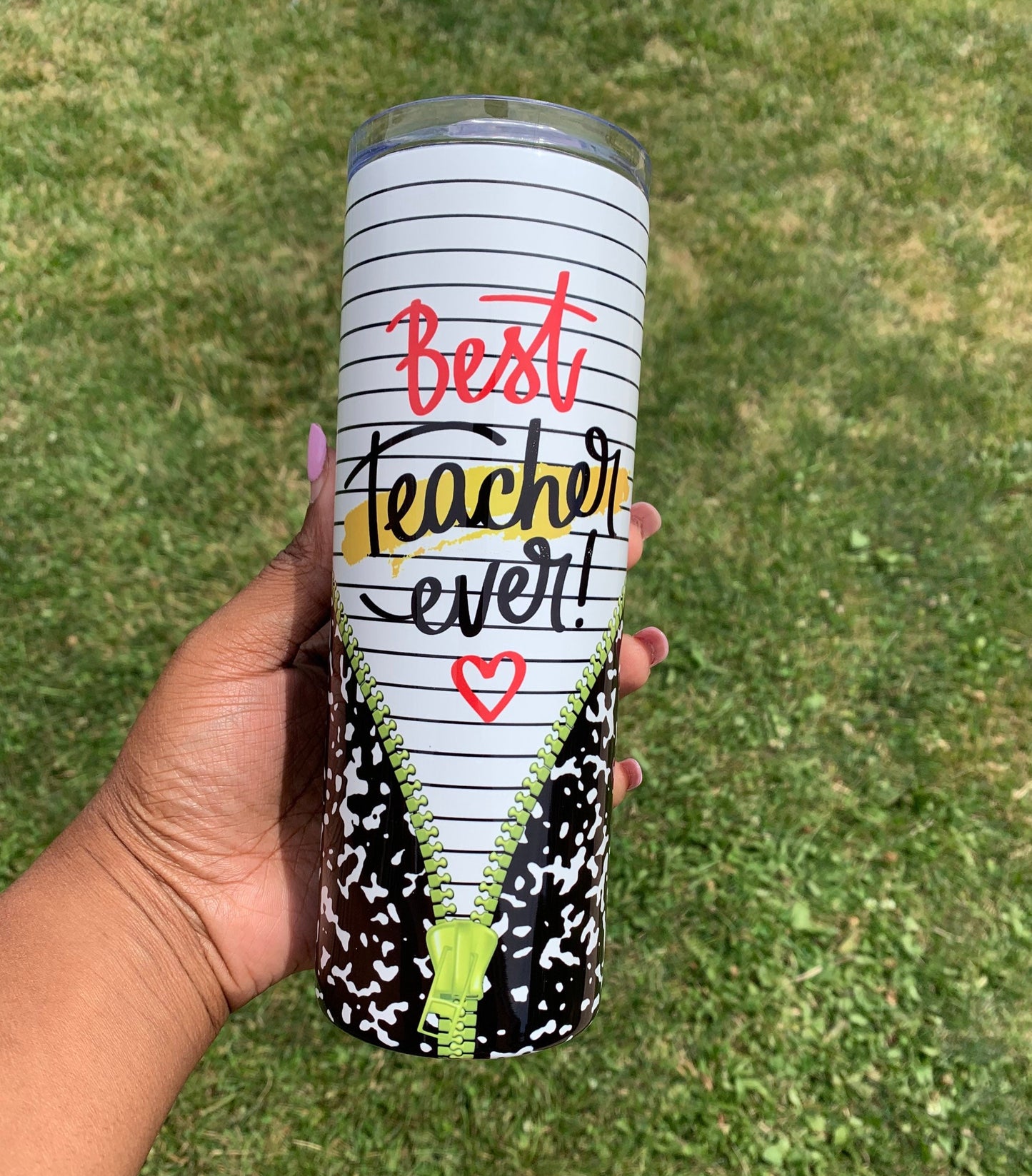 Best Teacher Ever Composition 20oz Tumbler