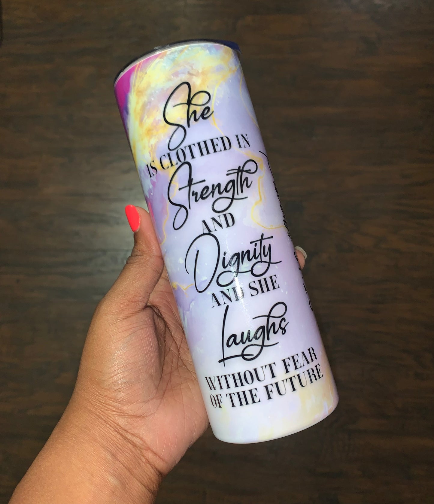 Proverbs 31:25 20oz Tumbler