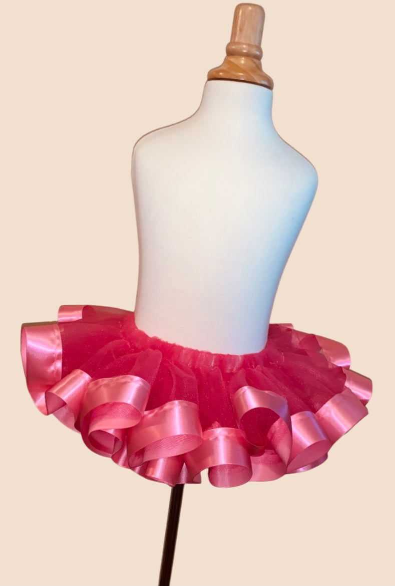 Pink Ribbon Trim Tutu