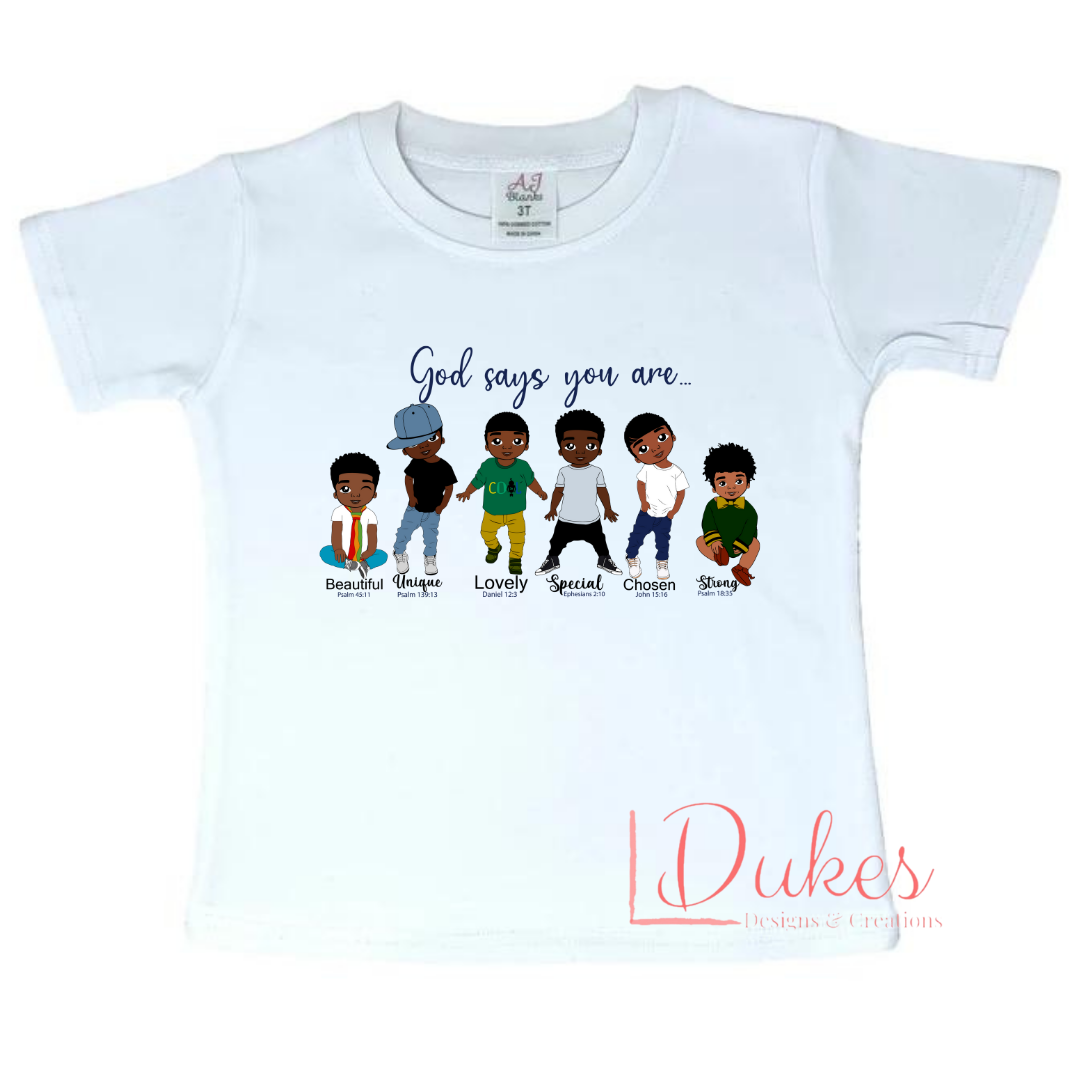 God Says- Boys Tee