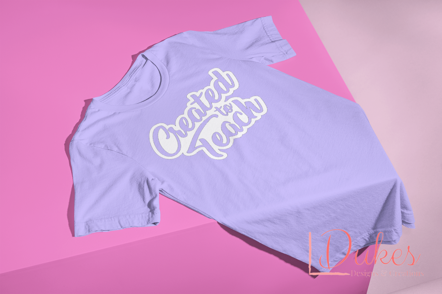 Lilac Created to Teach Tee