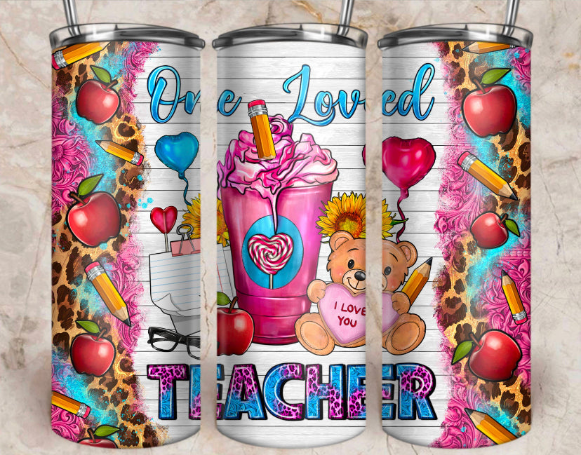 One Loved Teacher 20oz Tumbler