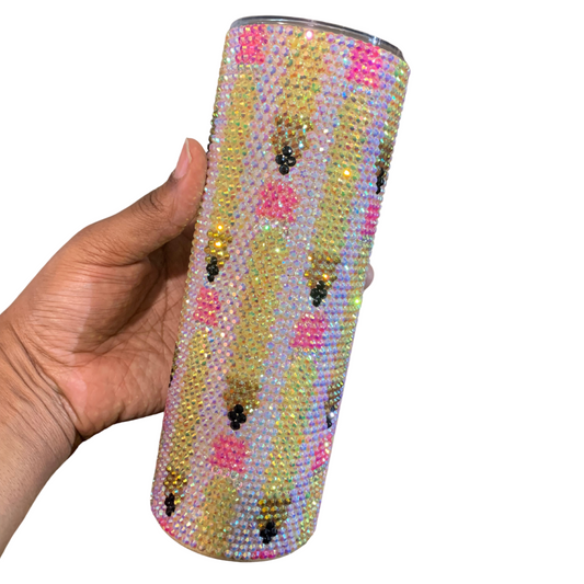 Many Pencils Stainless Steel Fully Blinged 20oz Tumbler