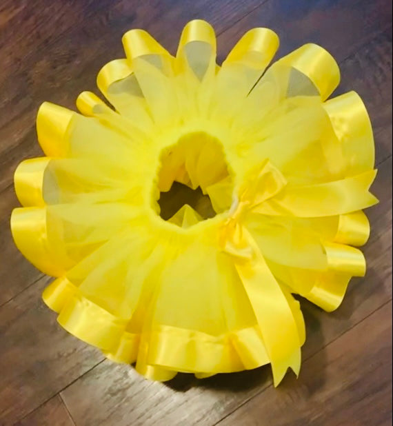 Yellow Ribbon Trim Tutu
