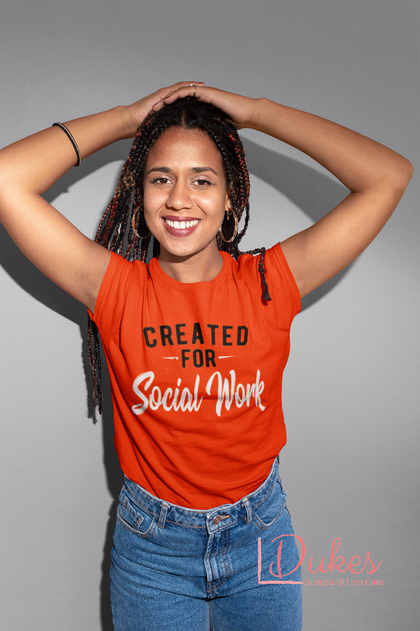 Created for Social Work Tee-Bold & Script