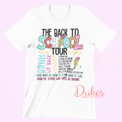 Back to School Tour Tee