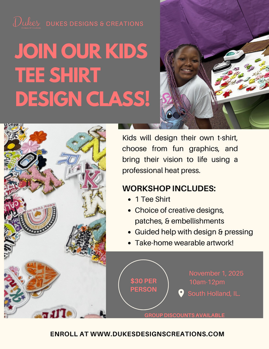 Kids Tee Shirt Workshop
