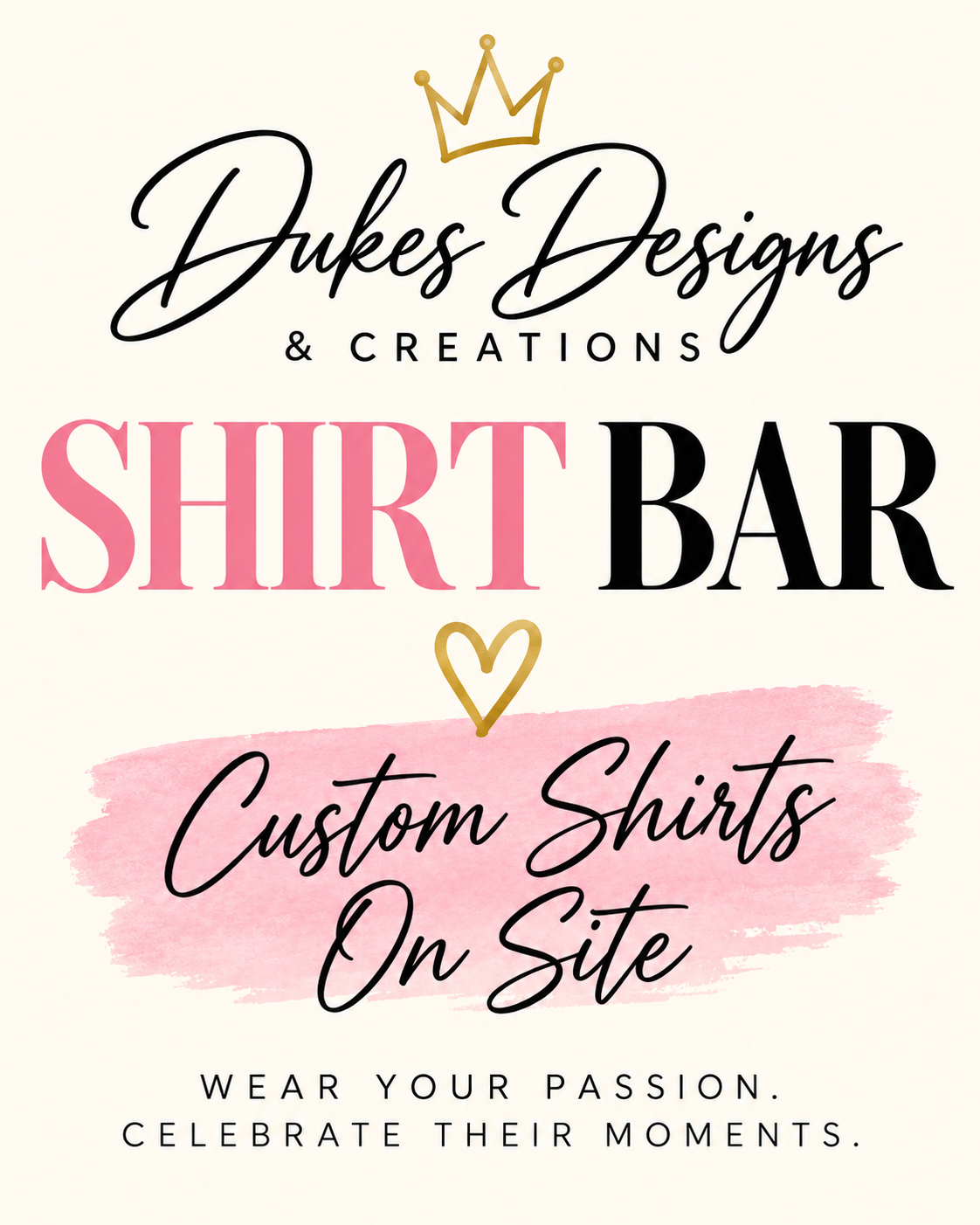 Shirt Bar Experience