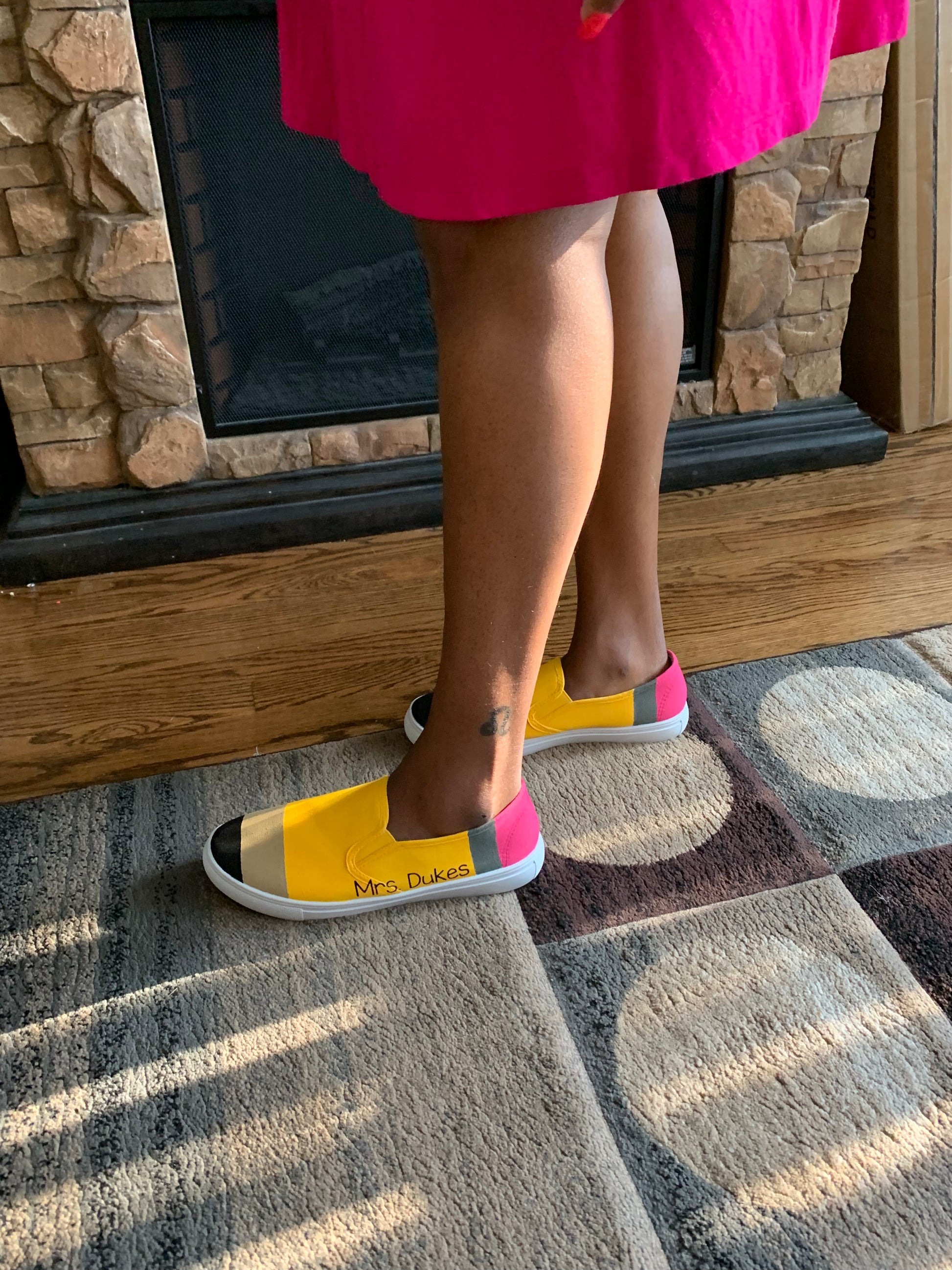 Teacher 2025 canvas shoes