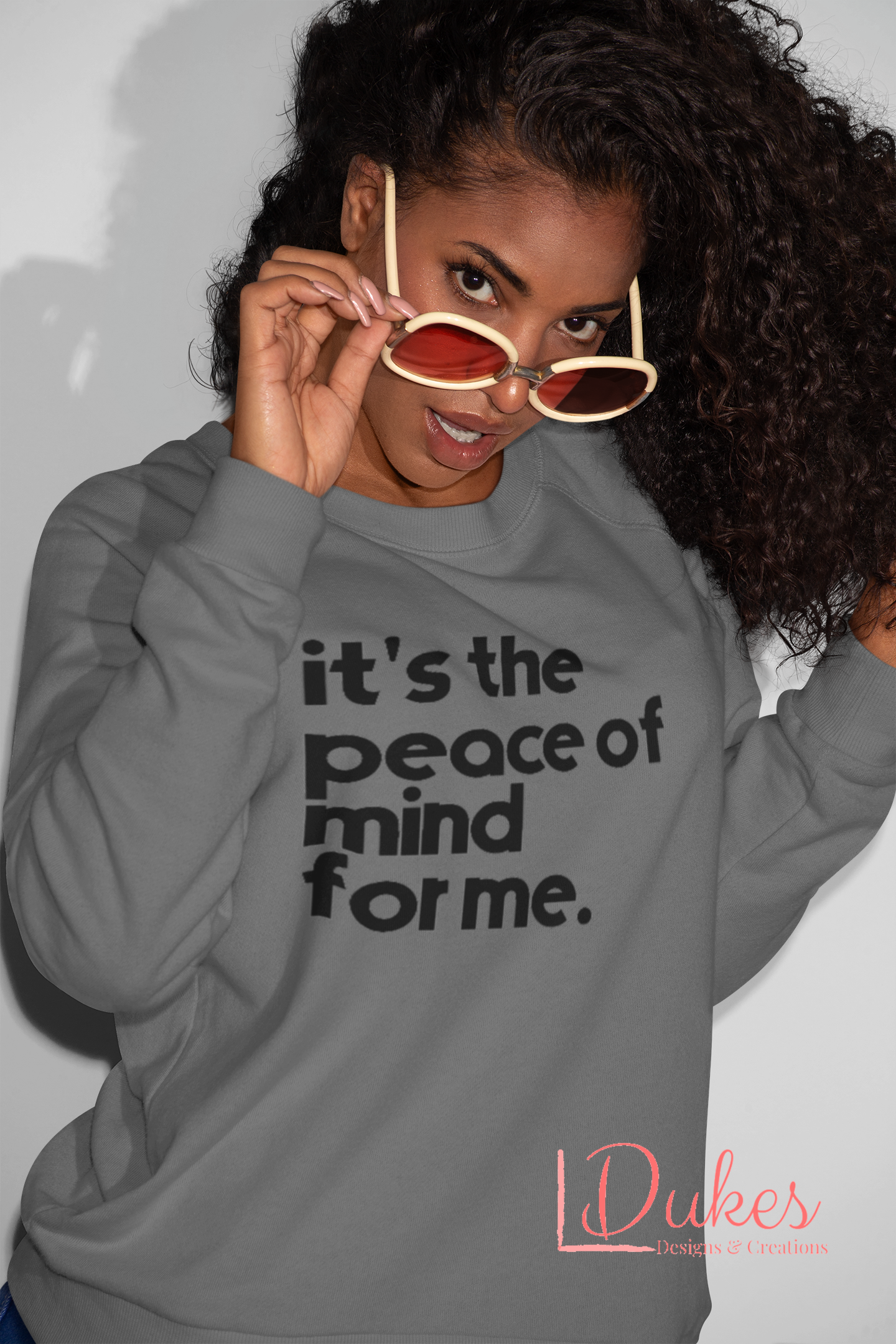 It's the peace of online mind for me sweatshirt